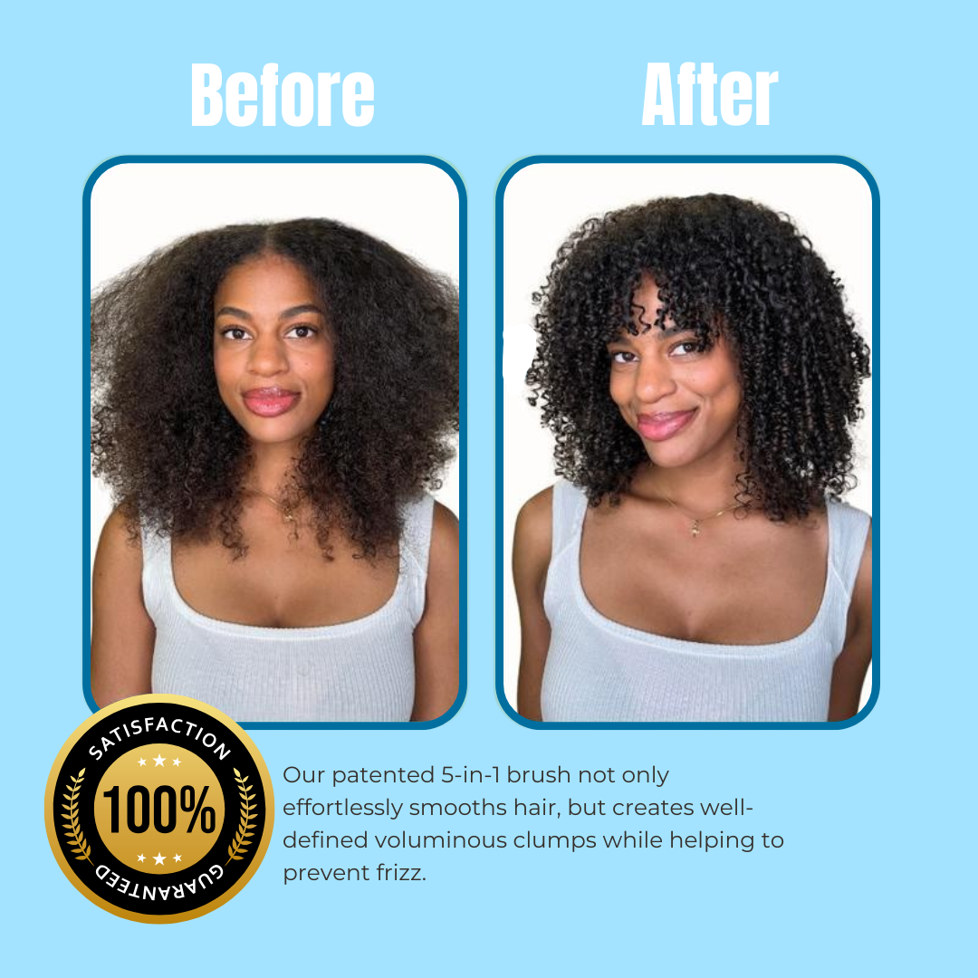 ELDJOU™ Bounce Curl Define EdgeLift & Teal Define EdgeLift Brush
