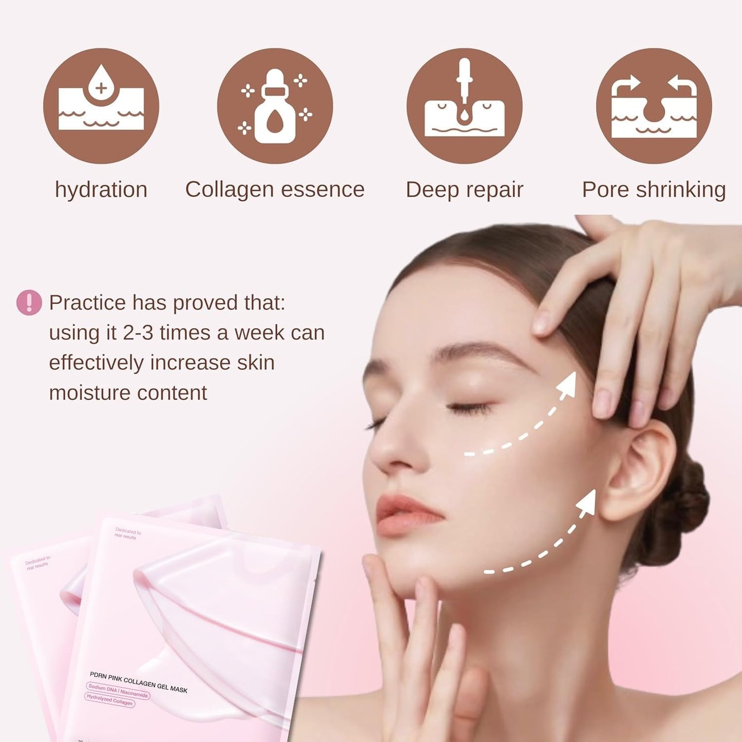 šPink Collagen Gel Mask