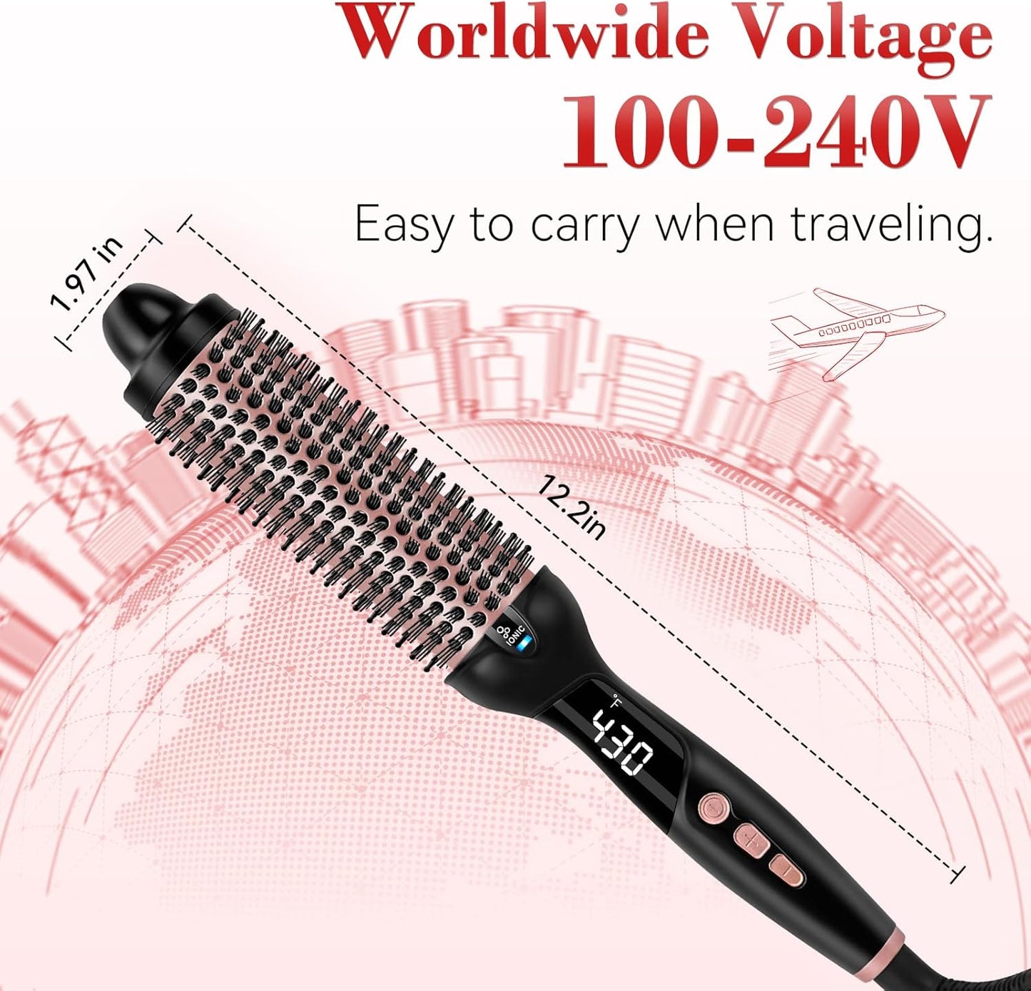 Eljoun Refuse collapse Fluffy styling comb
