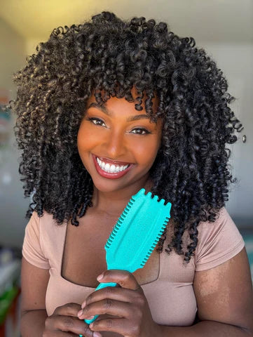 ELDJOU™ Bounce Curl Define EdgeLift & Teal Define EdgeLift Brush