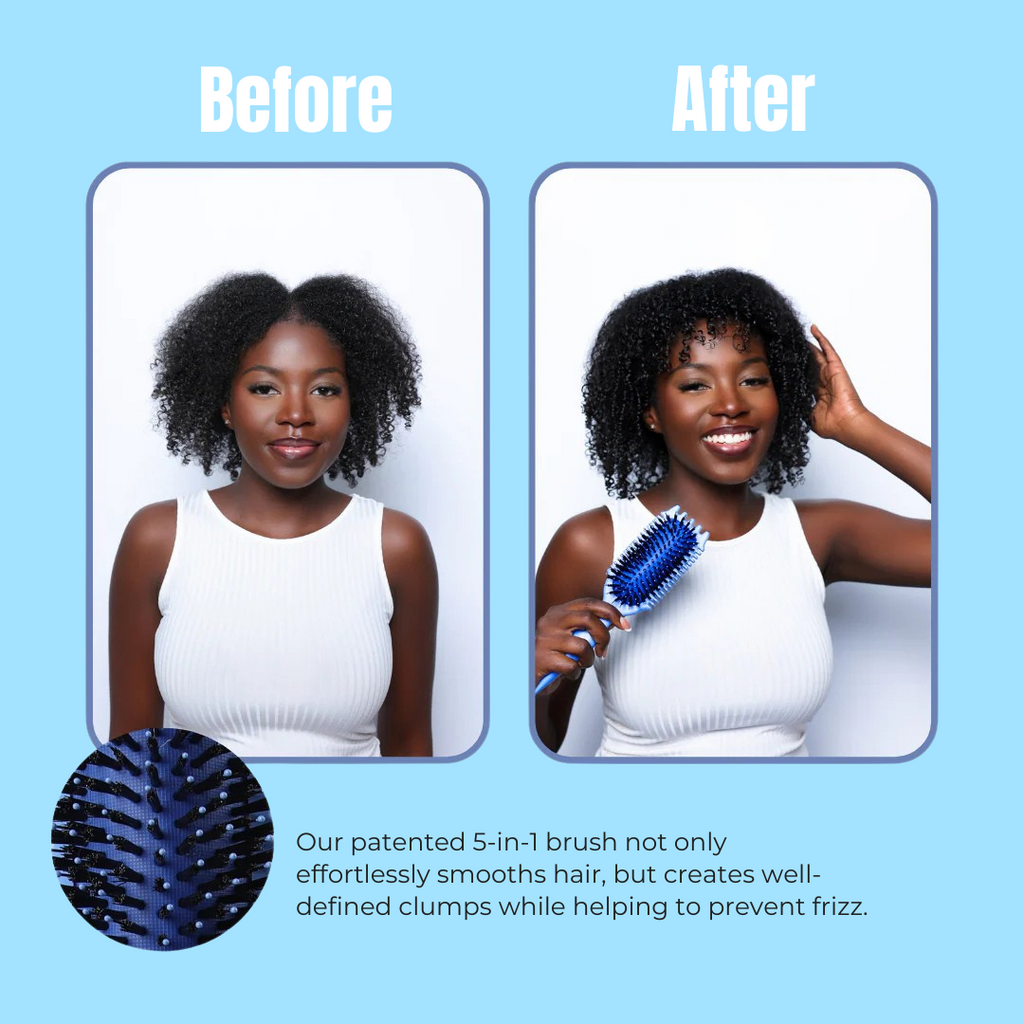 ELDJOU™ Bounce Curl Define EdgeLift & Teal Define EdgeLift Brush