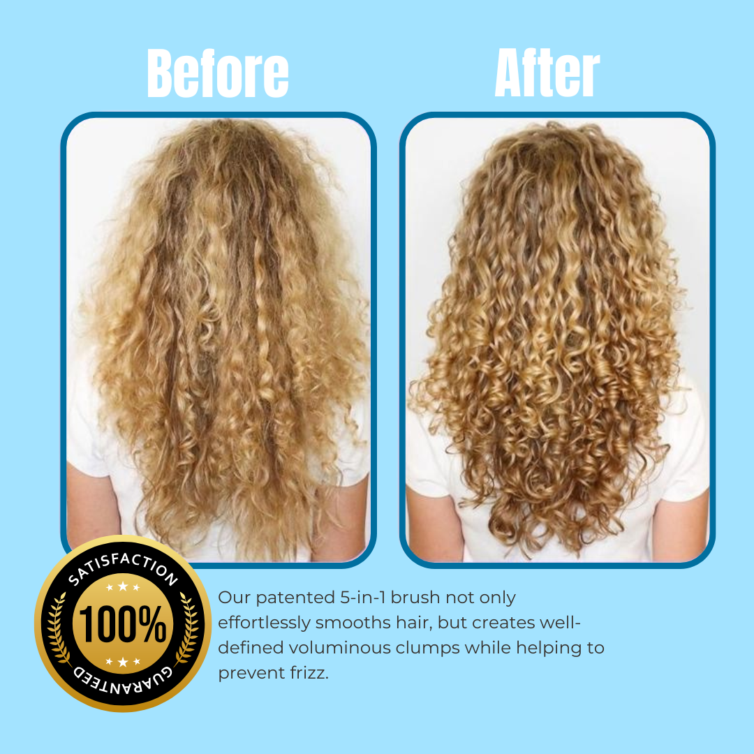 ELDJOU™ Bounce Curl Define EdgeLift & Teal Define EdgeLift Brush