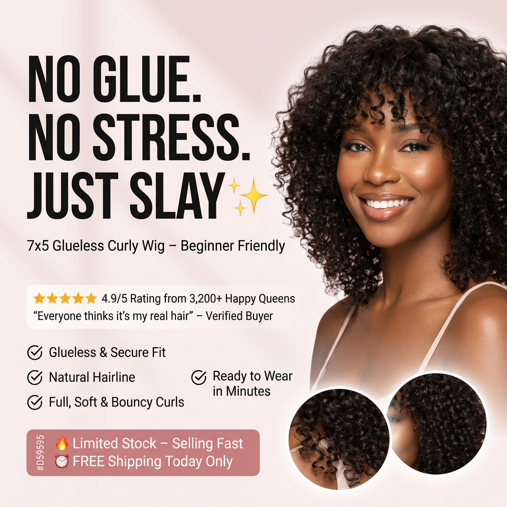 Glueless Curly Wig