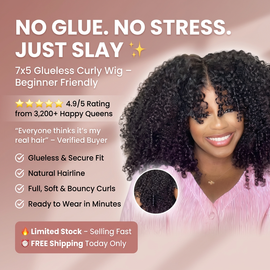Glueless Curly Wig