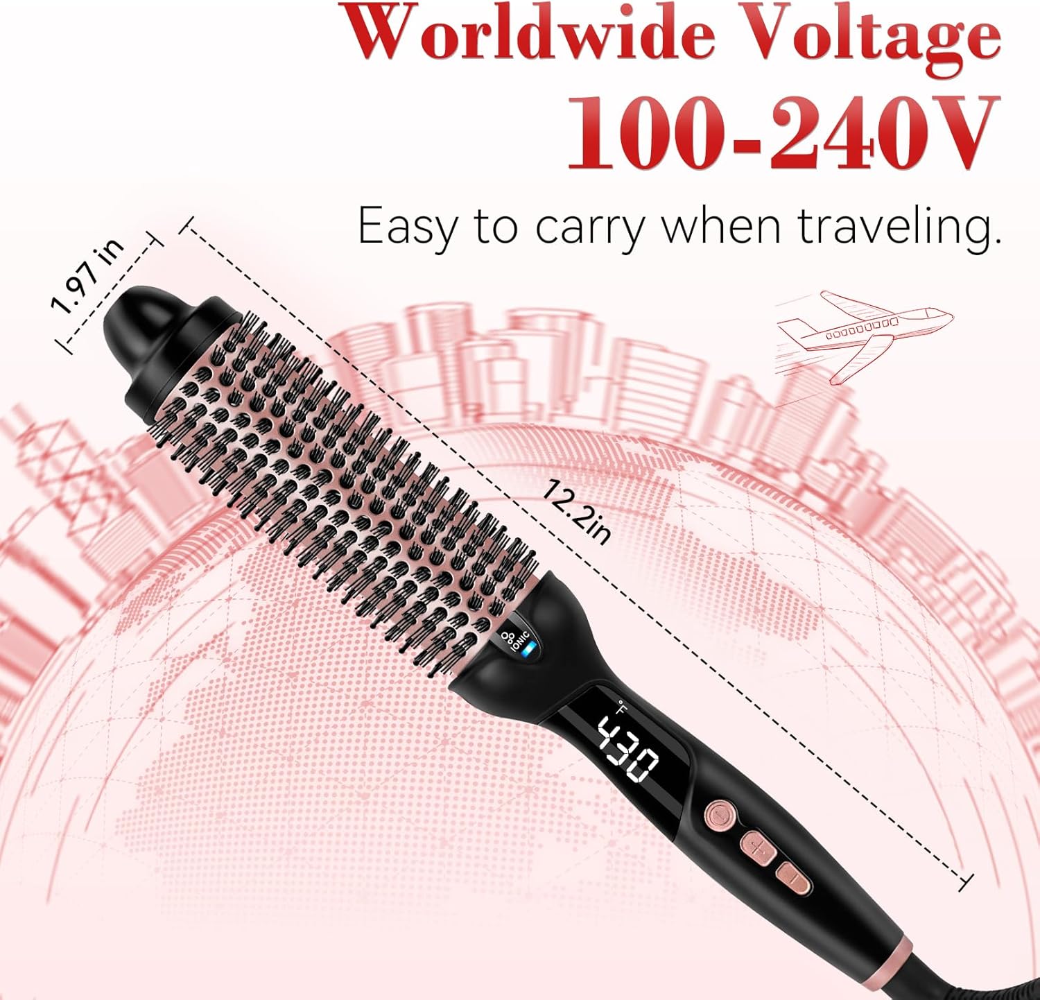 Eljoun Refuse collapse Fluffy styling comb